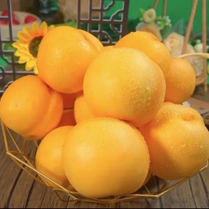 🍑 Premium Dandong Peaches – Juicy, Sweet with a Hint of Tang | 12 Peaches/Box (2100g) – U.S.-Ready Version