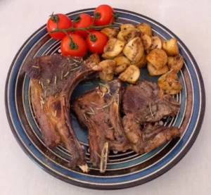 Thick-cut, tender baby lamb tomahawks from Inner Mongolia. 3KG frozen bone-in pack, no additives. Clean, milky-fresh flavour. U.S.-wide cold-chain delivery photo review