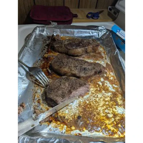 New York Strip Steak, Choice Angus Beef, 3 Per Tray, Family Pack, 1.53 - 3.33 lb photo review
